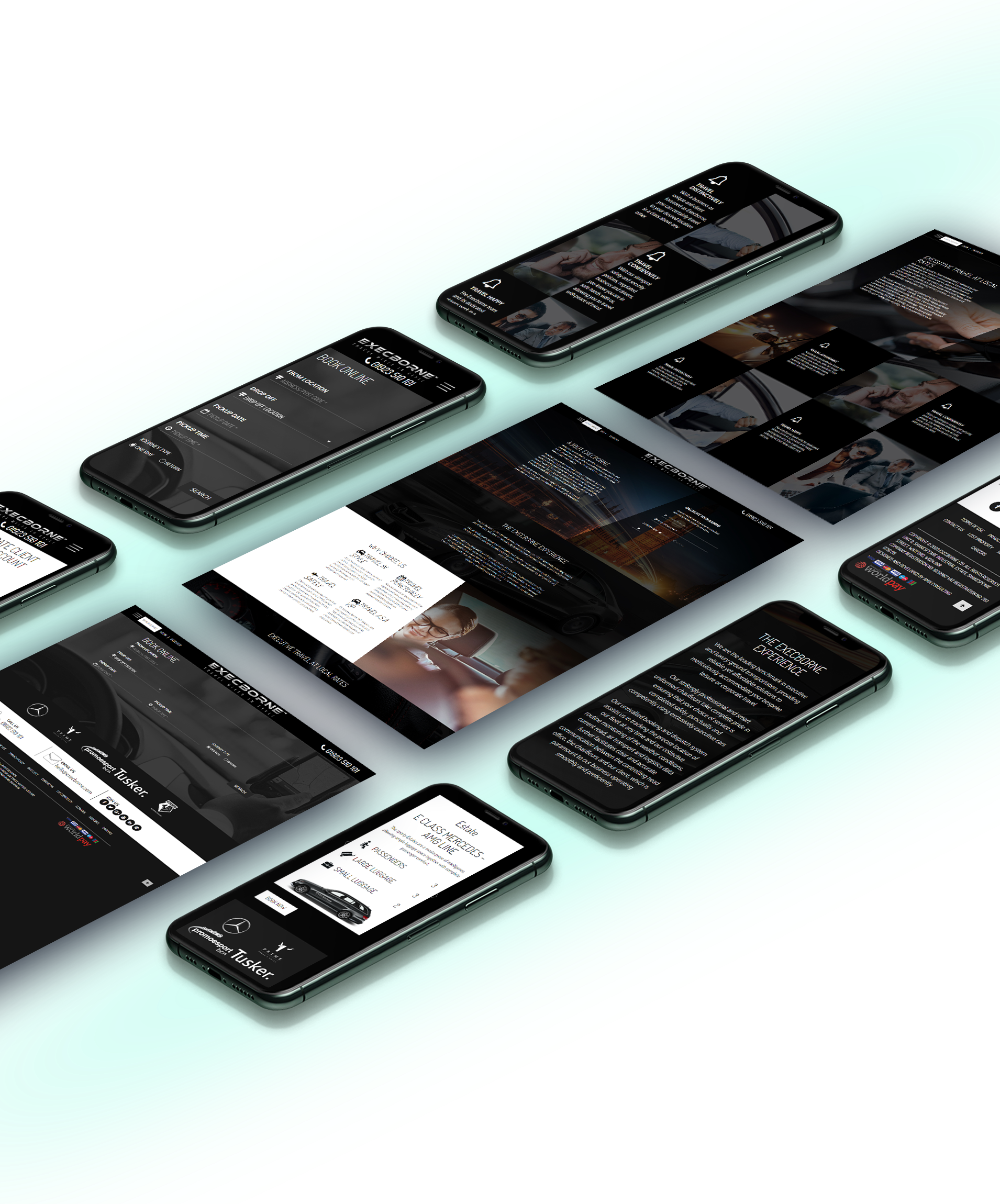 Execborne Mockups